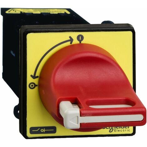 Schneider Electric – Interrupteur sectionneur 3P 690V 20A poignée rouge cadenassable – Pouvoir de coupure 200kA – Pour circuits de puissance jusqu'à 690V (1/4)