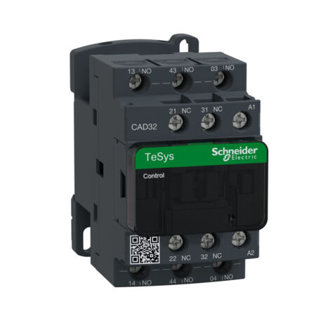 Contacteur TeSys CAD32 3 F plus 2 O instantané 10 A 48 V CA - CAD32E7