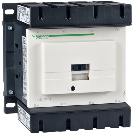 Contacteur TeSys LC1D 4P AC1 440V 200 A bobine 230 V CA - LC1D115004P7 (1/3)