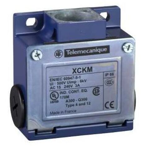 Schneider Electric ZCD21 - Corps D'Interrupteur De Position Compact à Rupture Brusque 1NC + 1NO - Fiable Et Robuste Pour Machines Industrielles