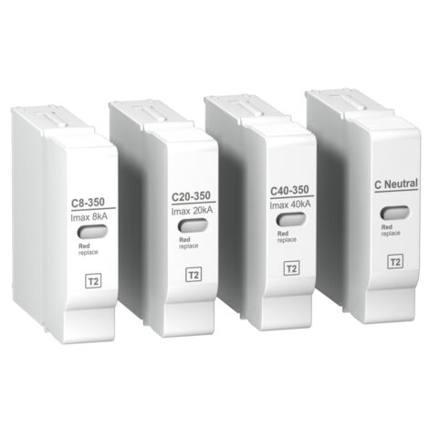 Cartouche 8kA pour pararfoudre C 8-350 1,1kV - A9L16312 (1/2)