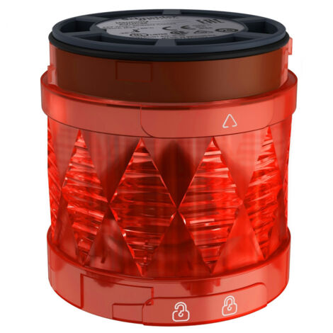 elément lumineux - harmony xvu - 60 mm - del - fixe - 24v dc - rouge - schneider electric xvuc24