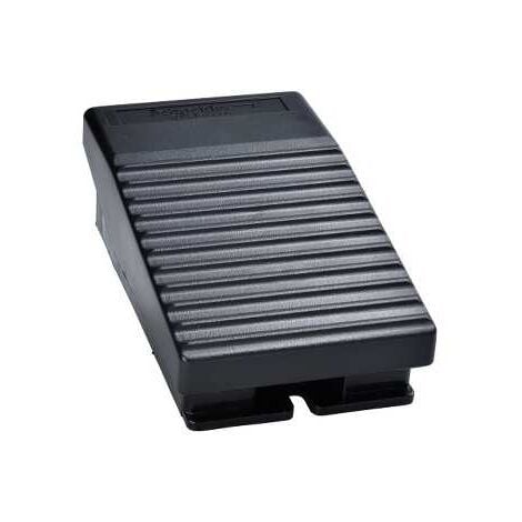 Télémécanique - Preventa XPEA - inter. à pied - simple - sans capot - plast.- noir - 1O+1F  - XPEA110