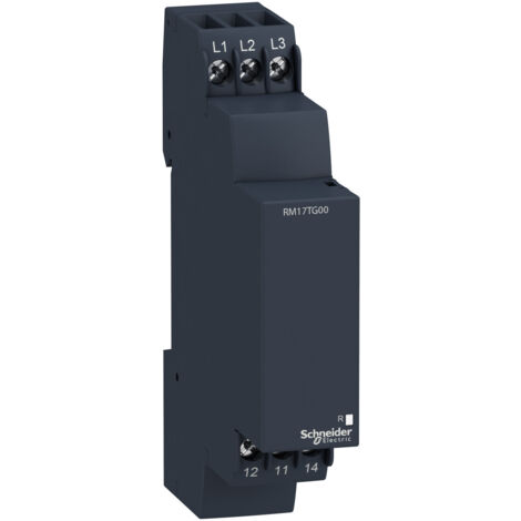 Zelio control, ordre et absence de phase, triphasé, 208-480VAC  - RM17TG00