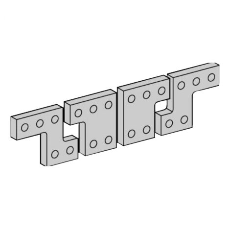jeu d épanouisseur au pas de 95 mm à plat pour INS et INV 630b à 1600 4P - 31306 (1/2)