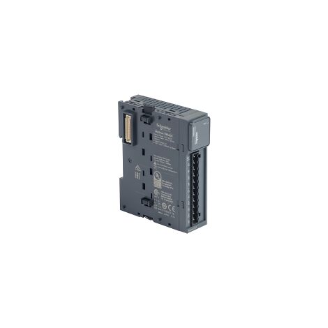 Modicon TM3, module 4 sorties analogiques, -10-0-10V, 0/4-20mA, à vis - TM3AQ4 (1/3)