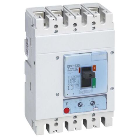 Disjoncteur magnétothermique DPX³630 pouvoir de coupure 36kA 400V 4 Pôles 400A LEGRAND 422007