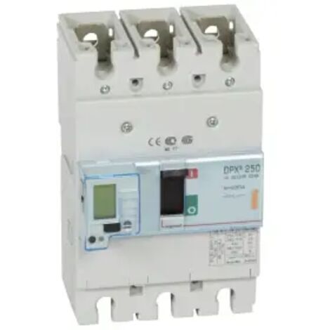 Disjoncteur électronique DPX³250 pouvoir de coupure 25kA 400V - 3P - 250A - LEGRAND (1/2)
