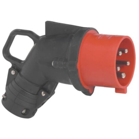 Fiche mobile coudée Hypra IP44 32A - 380V à 415V - 3P+N+T - caoutchouc - LEGRAND (1/3)