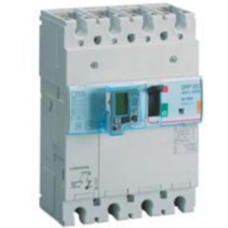 Disjoncteur magnétothermique différentiel DPX³250 pouvoir de coupure 25kA 400V - 4P - 100A - LEGRAND
