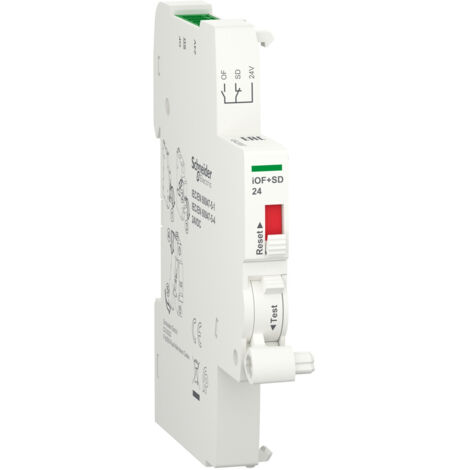 Acti9, auxiliaire iOF+SD24 commande et signalisation, interface avec SmartLink - A9A26897 (1/2)