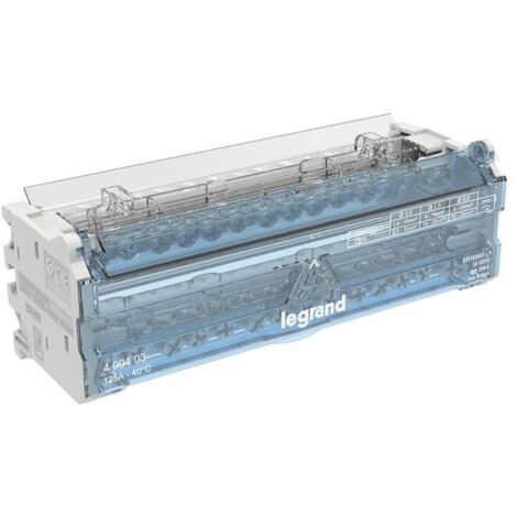 Répartiteur modulaire à barreaux étagés bipolaire 125A 14 départs - 8 modules - LEGRAND