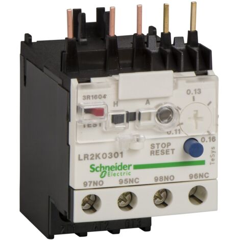 TeSys LR relais de protection thermique moteur 10 à 14A classe 10A SCHNEIDER LR2K0321 (1/3)