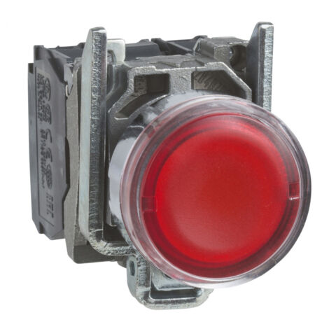 Harmony XB4 - poussoir lumineux LED - 1F+1O - rouge - Ø22 - 110VAC - XB4BW34G5 (1/4)