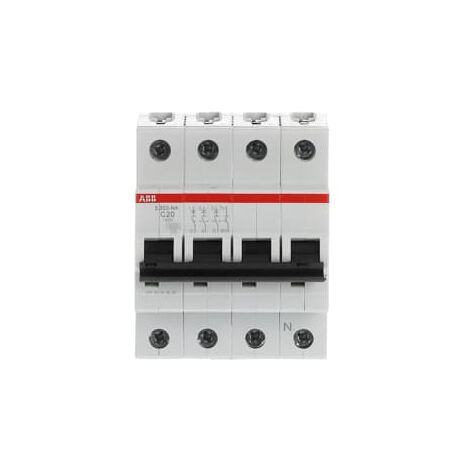 Disjoncteur S200 3P+N C 20 6kA NA - ABB2CDS253103R0204 (1/3)