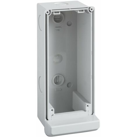 boîtier mural - pratika - pour 1 prise verrouillable avec prédéfonçage - schneider electric 83920