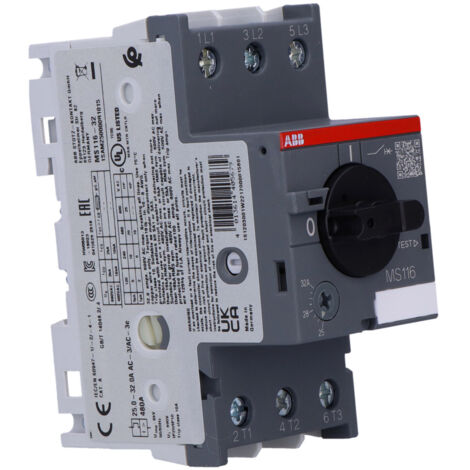 Disjoncteur-moteur 25-32A 25-32A - ABB1SAM250000R1015 (1/3)
