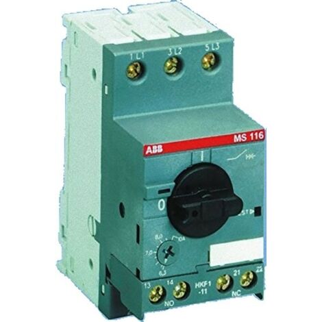 ABB – Disjoncteur moteur 0,25-0,4A 3P – Capacité de coupure 50 kA – Tension 690V AC – Indice de protection IP20 – 1SAM250000R1003 - ABB1SAM250000R1003 (1/5)