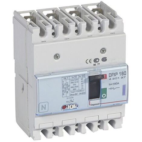 Disjoncteur boîtier moulé DPX³ 160 4P 160 A 50 kA - LEG420137 (1/2)