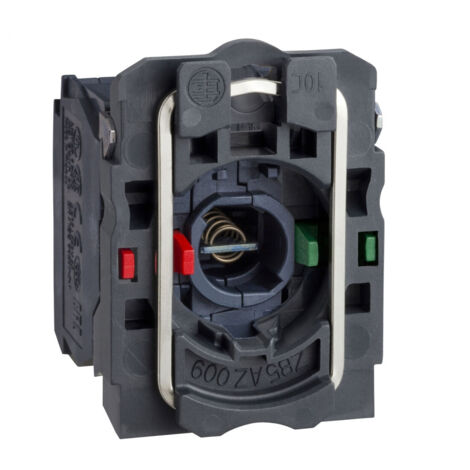 Harmony XB5 - corps bouton poussoir lumineux BA9s - 1O+1F - 250V max - vis étr - ZB5AW065 (1/4)