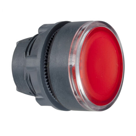 Tête de bouton-poussoir Schneider Electric Rouge, Maintenu, Ø découpe 22mm, Harmony XB5 ( Prix pour 1 ) (1/3)
