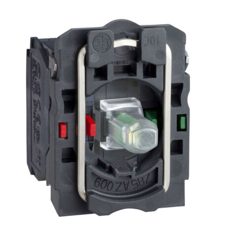 Harmony corps de bouton lumineux - Ø22 - LED Universelle intégrée 1O+1F - ZB5AW0B15 (1/4)