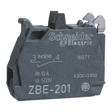 Harmony bloc contact pour bouton - ZBE Ø 22 - 1F - ZBE1019 - Vendu par lot de 5 (PU affiché) (1/3)
