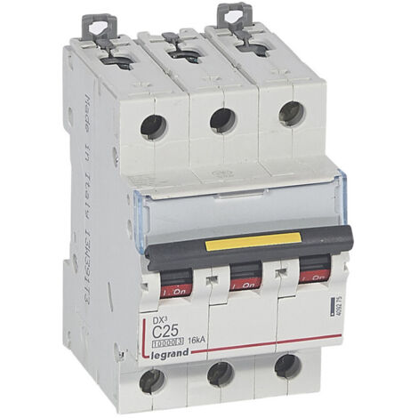 DX³ Disjoncteur 3P courbe C 25A 10kA/16kA - LEG409275