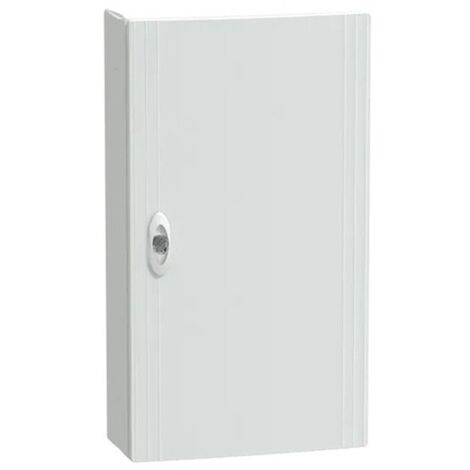 Schneider Electric – Coffret électrique nu 18 modules par rangée – Montage en surface – Indice de protection IP40 – Porte opaque – Installation intérieure