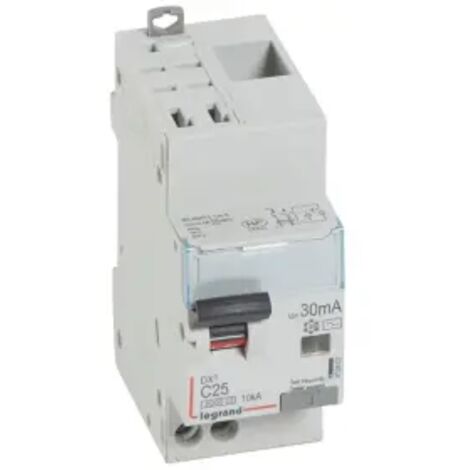 Disjoncteur Différentiel DX3 1P+N Courbe C 25A 30mA 6kA - LEG410803