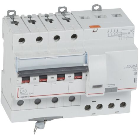 Legrand – Disjoncteur différentiel monobloc 4 pôles 400V 40A type AC 300mA – Courbe C – Protection des installations électriques (1/4)