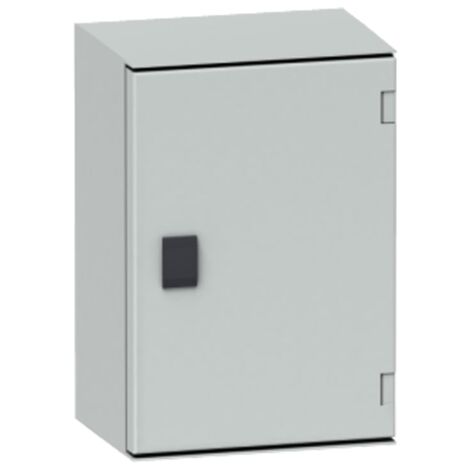 Schneider Electric – Coffret polycarbonate 310x215x160mm – IP66 gris clair RAL 7035 – Résistance chocs IK10 – Protection optimale installations électriques - NSYPLM32G (1/3)