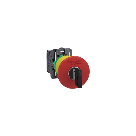 Harmony - bouton arrêt d'urgence à clé XB5 - rouge (1/4)
