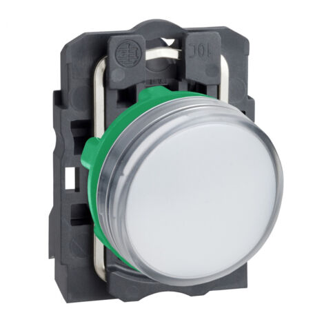 Harmony XB5 - voyant lumineux DEL - Ø22 - blanc - 120V - vis étrier (XB5AVG1)