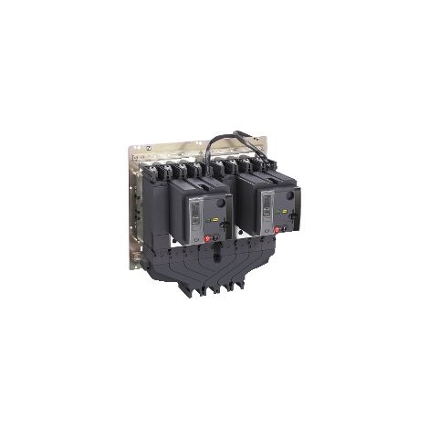 Compact NSX accessoire inverseur de source jeu de barres couplage aval 4P, 630 A (1/2)