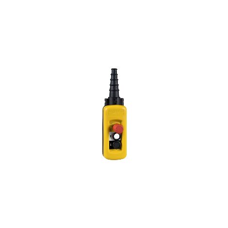 Harmony XACA - boîte pendante - 2 poussoirs 1 arrêt d'urgence - XACA2813