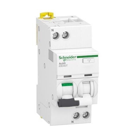 Acti9 iDD40T - disjoncteur différentiel - 1P+N C 20A 4500A/6kA 30mA type AC