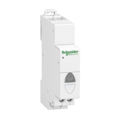 Acti9, iIL voyant lumineux simple blanc 12...48VCA/CC - A9E18332 (1/2)