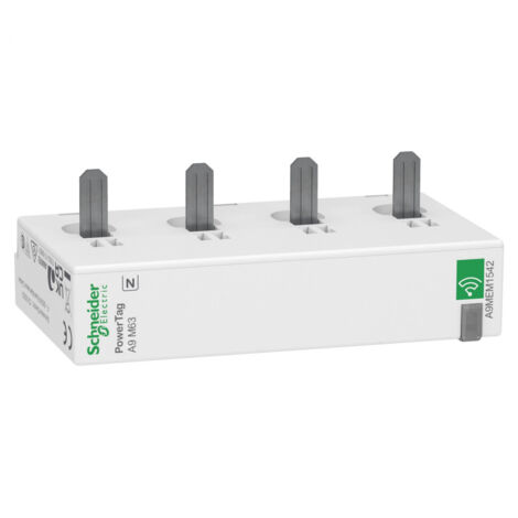 PowerTag - capteur de mesure radio-fréquence - iC60 iID DT60 - 3P+N - 63A - aval - A9MEM1542 (1/2)