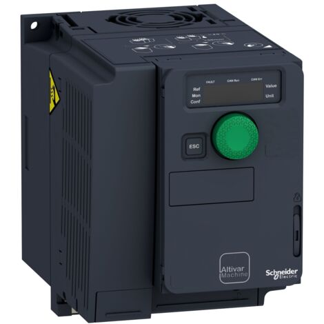 Schneider Electric – Variateur de fréquence monophasé 2,2 kW – 220V – Courant nominal 11A – Protection thermique intégrée – ATV320U22M2C