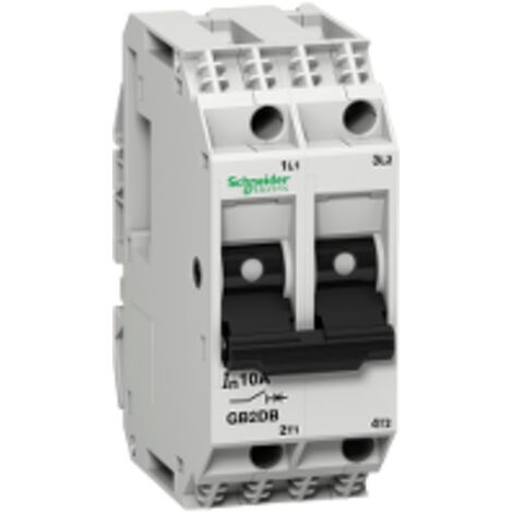 TeSys GB2-DB - disjoncteur pour circuit de contrôle - 16A - 2P - 2d - GB2DB21 (1/2)