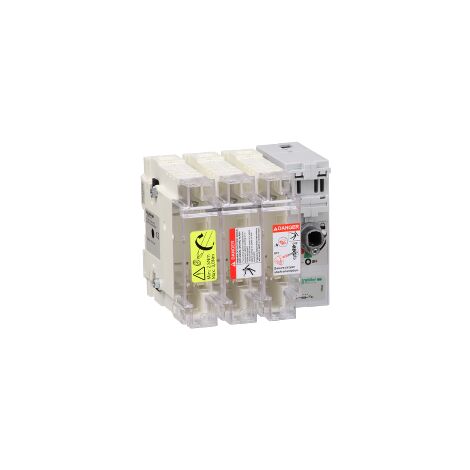 TeSys GS - interrupteur sectionneur fusible - 3P - 100A - 22x58 mm - GS2J3 (1/2)