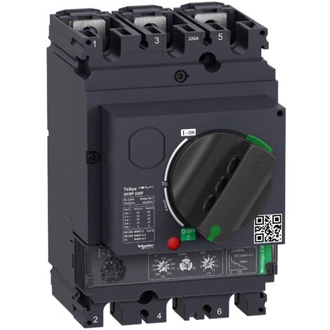 TeSys GV - disjoncteur moteur - 100 à 220A - 36kA - 3P - magnéto-thermique (1/3)
