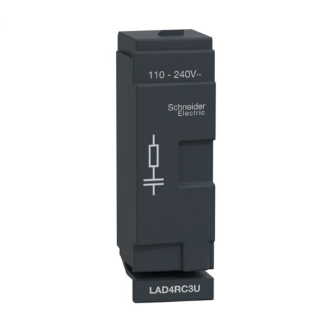 SCHNEIDER ELECTRIC LAD4RC3U MODULE D'ANTIPARASITAGE, TESYS D, CIRCUIT RC, 380-415VCA (1/4)