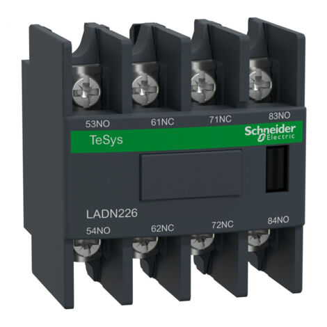 TeSys D - bloc de contacts auxiliaires - 2F+2O - cosses à sertir - LADN226 (1/2)