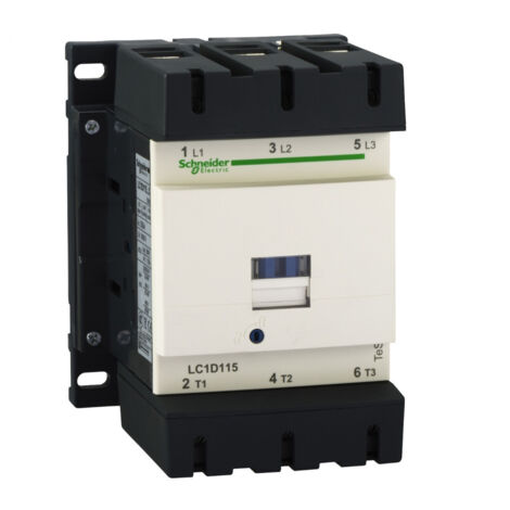 contacteur tesys d - 115a - 1f+1o - 115v ac - schneider electric lc1d115fe7 (1/2)