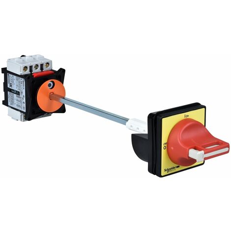 Schneider Electric – Interrupteur sectionneur 3P 690 V 12 A étanche IP65 – Poignée cadenassable rouge pour sécurité – VCCF02 - VCCF 3 P