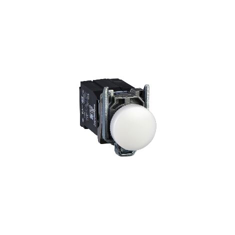 Harmony XB4 - voyant lumineux BA9s - Ø22 - blanc - 230V - vis étrier - XB4BV41