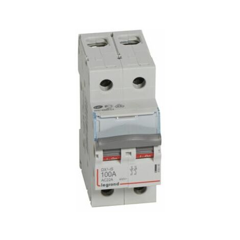 Interrupteur-sectionneur DX³-IS 2P 400V - 100A - 2 modules - 406449 - LEGRAND