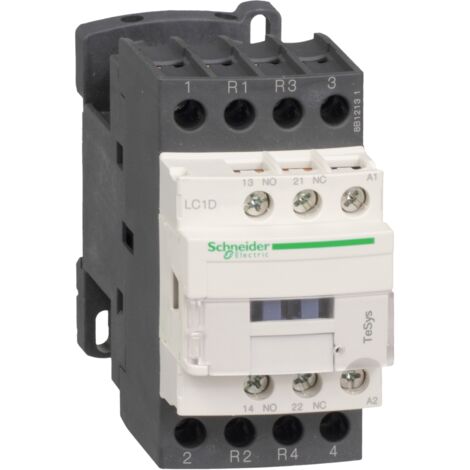 Contacteur TeSys LC1-D - 4P (2F + 2O) - AC-1 440V 20 A - bobine 24 V CC - LC1D098BD